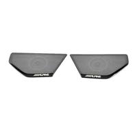 XEBRAD Car Audio Speaker Cover Trim, for Jeep, Wrangler JL 2018 2019 2020 Front Pillar A Stereo Speaker Audio Loudspeaker Sound Molding Car Speaker Trim(Black)