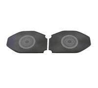 XEBRAD Car Audio Speaker Cover Trim, for Jeep, Wrangler JL 2018 2019 2020 Front Pillar A Stereo Speaker Audio Loudspeaker Sound Molding Car Speaker Trim(Black-01)
