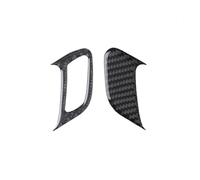 XEBRAD Car Center Console Trim Car Interior Panel Door Handle Covers Trim, for Scirocco, for Mk3 2009-2016 Door Bowl Lock Stickers Accessories Car Interior Trim Strips Dashboard Trim Strip(BLACK C)