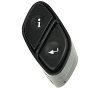 XEBRAD Car Cruise Control Button, for Buick, for Rainier 2004 2005 2006 2007 21997738 Car Steering Wheel Radio Volume Control Switch Button Auto Parts 1999443 Steering Wheel Button Kit(BLACK 21997739)