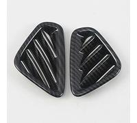 XEBRAD Car Dashboard Panel Side Air Outlet Conditioning Vent Cover Trim Decoration Accessories, for Hyundai, Kona Encino Kauai 2020 2019 2018 Car Air Vent Trim Strip(Carbon Fiber)