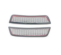 XEBRAD Car Door Audio Speaker Cover Loudspeaker Trim Frame Sticker Stainless Interior Accessories, for Hyundai, Tucson NX4 LWB 2021-2022 Car Speaker Trim(Pillar Black)