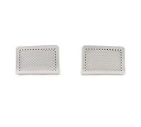 XEBRAD Car Door Audio Speaker Cover Loudspeaker Trim Frame Sticker Stainless Interior Accessories, for Hyundai, Tucson NX4 LWB 2021-2022 Car Speaker Trim(Roof Matte Silver)