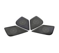XEBRAD Car Door Gate Loudspeaker Sound Chrome Speaker Cover Trim Frame Sticker Interior Accessories, for NISSAN, Altima Teana 2018 2019 Car Speaker Trim(Black)