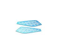 XEBRAD Car Door Speaker Cover Loudspeaker Tweeter Trim Shell Horn Lid Protection Build, for Porsche, 718 Series 2016-2019 Car Speaker Trim(Blue)
