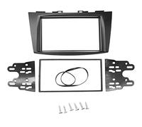 XEBRAD Car Fascia Radio Panel, for Suzuki, for Swift, 2011+ Double Din Frame Adapter Plate Ertiga 2012+ Dash Kit Install Console Cover Center Console Radio Fascia(178x102mm)