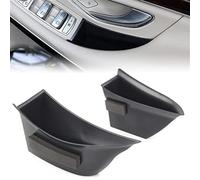 XEBRAD Car Front Door Handle Armrest Storage Box Holder, for, for, S Class W222 S320 S400 S500 2014 2015 2016 2017 Left Driver Car Door Storage Box