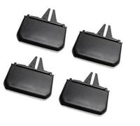 XEBRAD Car Front Rear Dashboard Air Conditioner Outlet Vents Tab Clip Pick, for VW, for Golf, 7 7.5 For MK7 MK7.5 2013-2019 Car Air Vent Clip(BLACK Front 4PCS)