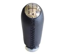 XEBRAD Car Gear Shift Knob Cover, for Renault, Megane 2 MK2 II Sport Tourer II 2002-2009 Lever Shifter Case Black Gaiter Boot Gear Shift Boot Cover(Black Black-Chrome)