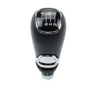 XEBRAD Car Gear Shift Knob Cover, for Skoda, for Octavia, A5 A6 2004-2012 Manual 5 6 Speed Lever Stick Handle Gaiter Leather Boot Case Gear Shift Boot Cover(Black 6 Speed)