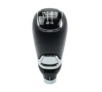 XEBRAD Car Gear Shift Knob Cover, for Skoda, for Octavia, A5 A6 2004-2012 Manual 5 6 Speed Lever Stick Handle Gaiter Leather Boot Case Gear Shift Boot Cover(Black 5 Speed)