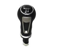 XEBRAD Car Gear Shift Knob Lever Stick Gaiter Boot Cover Collar Leather, for Seat, Ibiza IV Gear Shift Boot Cover(Black 5 Speed knob)