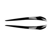 XEBRAD Car Gloss Black Headlight Eyebrow Sticker Cover Trim, for Lci 2010-2012 Accessories, for Bmw, for E92 E93 2010 2012 car headlight eyebrow trim strip