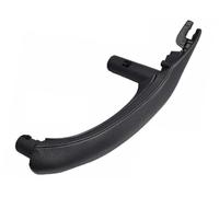 XEBRAD Car Inner Handle Leather Cover Trim, for BMW, F25 F26 X3 X4 Interior Door Armrest Panel Pull Holster Replace Beige Black Support 51417248502 Car Interior Door Panel Handle(Right-Black)