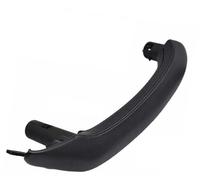 XEBRAD Car Inner Handle Leather Cover Trim, for BMW, F25 F26 X3 X4 Interior Door Armrest Panel Pull Holster Replace Beige Black Support 51417248502 Car Interior Door Panel Handle(Left-Black)