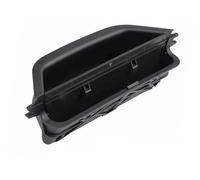 XEBRAD Car Inner Handle Leather Cover Trim, for BMW, F25 F26 X3 X4 Interior Door Armrest Panel Pull Holster Replace Beige Black Support 51417248502 Car Interior Door Panel Handle(LHD-Black)