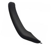 XEBRAD Car Inner Handle Leather Cover Trim, for BMW, F25 F26 X3 X4 Interior Door Armrest Panel Pull Holster Replace Beige Black Support 51417248502 Car Interior Door Panel Handle(Right Black)