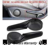 XEBRAD Car Left/Right Seat Height Adjustment Handle, for Mercedes, for Benz, W169 A-Class W246 B-Class W906 A1699190261 A1699190161 Car Seat Adjustment Lever Handle(A Pair)