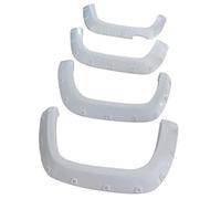 XEBRAD Car Mudguards Fender Flares Accessories, for VW, Amarok 2009 2010 2011 2012 2013 2014 2015 2016 2017 2018 Double Cabin Car Wheel Arch Trim Cover(White)