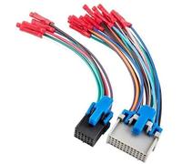 XEBRAD Car OE Radio Reverse Wiring Harness, for 2002-2007 GM, for GMC Sierra, for Chevy, Silverado, for Buick, for Cadillac, Pontiac Replace Factory Stereo Wire wConnector Butt Car Radio Adapter Cable