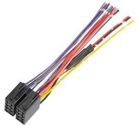 XEBRAD Car Reverse Stereo ISO Wiring Harness Bulit in Resistors, for, for VOLVO, for, for, 1998-2018 Protect Vehicles Battery Install Radio Pioneer JVC Kenwood Sony 16 Pin Cable Plug Car Radio Adap