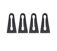 XEBRAD Car Sound Deadener Damper Door Lock Buffer Deadening Damping, for Skoda, Rapid NH1 2 3 2012 2013 2014 2015 2016 2017 2018 2019 car door shock absorber Car Door Damper(BLACK 4Pcs)