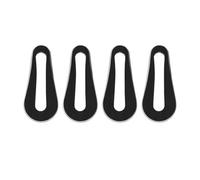 XEBRAD Car Sound Deadener Damper Door Lock Buffer Deadening Damping, for VW, For Transporter T5 T6 2003-2018 2019 2020, for Multivan, Caravelle car door shock absorber Car Door Damper(BLACK 4pcs-Black