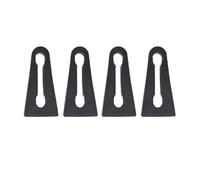 XEBRAD Car Sound Deadener Damper Door Lock Buffer Deadening Damping, for VW, For Transporter T5 T6 2003 2004 2005 2006 2007-2020 Caravelle car door shock absorber Car Door Damper(BLACK 4Pcs)