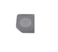 XEBRAD Car Speaker Cover Stainless Door Loudspeaker Sound Pad Trim Frame Sticker Interior Accessories, for Jeep, Wrangler JL 2018-2021 Car Speaker Trim(Black With Logo B)