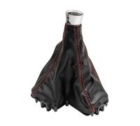 XEBRAD Car Speed Gear Shift Knob Cover, for Ford, for Mondeo, MK4 S-MAX, for Kuga, Galaxy MK1 BLK L Automatic Hand Ball Gaiter Boot Gear Shift Boot Cover(Black Case Only)