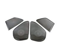 XEBRAD Car Styling Audio Speaker Auto Door Loudspeaker Decoration Covers Stickers, for Lexus, ES200 2018 2019 2020 Interior Accessories Car Speaker Trim(Black)