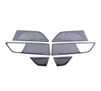 XEBRAD Car Styling Audio Speaker Door Loudspeaker Trim decoration Covers Stickers, for BMW, 7 Series G11 G12 Interior Auto Accessories Car Speaker Trim(Black)