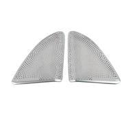 XEBRAD Car styling Audio Speaker Rear Door Loudspeaker Trim Covers Stickers, for BMW, x5 g05 stainless steel Interior auto Accessories Car Speaker Trim(A column-01)