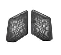 XEBRAD Car styling Audio Speaker Rear Door Loudspeaker Trim Covers Stickers, for BMW, x5 g05 stainless steel Interior auto Accessories Car Speaker Trim(Rear Door handle-01)