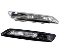 XEBRAD Car Turn Signal Light Turn Signal Lamp Cars Front Side Marker Light Fender Light Turn Signal, for, 5 Series, for F10, for F11 2010-2017 Car Turn Signal Light(BLACK Only Right)