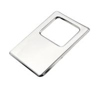 XEBRAD Car Vent Outlet Trim Car Center Emergency Light Lamp Decoration Trim, for Golf, 7, for MK7 7.5, for MK7.5 2013-2019 Stainless Steel Accessories Car Center Console Trim Dashboard Trim Strip