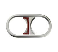 XEBRAD Car Vent Outlet Trim Stainless Steel Car Rear, for Seat, Water Cup Cover Decoration Sticker Trim, for T-ROC, for Troc 2018-2023 Accessories Car Center Console Trim Dashboard Trim Strip