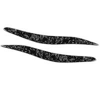 XEBRAD Carbon Fiber Front Headlight Eyebrow Eyelid Cover Trim, for Lexus, IS250 IS350 2006 2007 2008 2009 2010 2011 2012 Headlight Eyebrow Trim