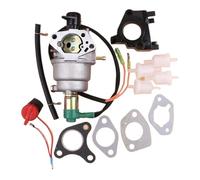 XEBRAD Carburetor Carb Solenoid Intake Gasket Filter Kit For GX390 GX 390 Chinese 188F 190F 5KW 6.5KW Generator Engine Carburetor Gasket