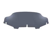 XEBRAD Clear Smoke Black 6" 8" Wave Windshield Fairing Windscreen, for Harley, Touring Electra Street Glide CVO FLHX EFI FLHTPI 1996-2013 Moto Clear Riding Visor(6 In Light Smoke)