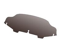 XEBRAD Clear Smoke Black 6" 8" Wave Windshield Fairing Windscreen, for Harley, Touring Electra Street Glide CVO FLHX EFI FLHTPI 1996-2013 Moto Clear Riding Visor(6 In Brownish)