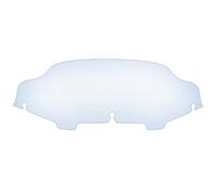 XEBRAD Clear Smoke Black 6" 8" Wave Windshield Fairing Windscreen, for Harley, Touring Electra Street Glide CVO FLHX EFI FLHTPI 1996-2013 Moto Clear Riding Visor(6 In Clear)