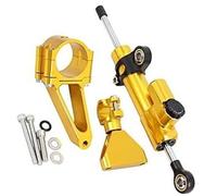 XEBRAD CNC Motorcycles Stabilizer Bracket Mount Kit Support, CBR600 F4i CBR 600 1999-2007 Motorcycle Steering Damper Stabiliser(BLACK 8)