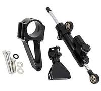XEBRAD CNC Motorcycles Stabilizer Bracket Mount Kit Support, CBR600 F4i CBR 600 1999-2007 Motorcycle Steering Damper Stabiliser(BLACK 5)