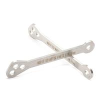 XEBRAD CNC Steel Adjustable Lowering Link Kit Motorcycle Suspension Rear Cushion Lever Rod Tiger 800 XC XCX XR XRX Motorcycle Lowering Link Kit(Silver)