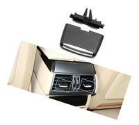 XEBRAD Dashboard Air Vent Car Interior Front Rear Center Fresh Air Conditioner AC Vent Grille Slider Tab Clip, for BMW, X5 E70 X6 E71 E72 Car Air Vent Clip(BLACK Rear Slider 1PC)