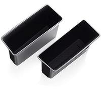 XEBRAD Door Storage Box, for Vw, for Volkswagen, for Golf, for 8 Mk8 2020 2021 Side Front Rear Handle Pocket Organizer Container Holder Tray Car car door handle storage box(BLACK Front door 1 pair)