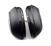 XEBRAD Dynamic Mirror Indicator Blinker Side Mirror Turn Signal Light Sequential Light, for VW, for Scirocco, for MK3, for Passat B7 CC, for EOS, for Beetle Car Turn Signal Light(Smoked black)