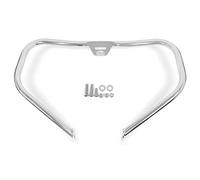 XEBRAD Engine Guard Highway Crash Bar Bumper, for Harley, Heritage Sport Glide Softail Fat Boy FLST Street Bob Low Rider 2018-2021 Motorcycle Crash Guard Bumper(Chrome)