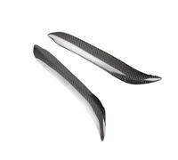 XEBRAD For 1 Series E81 E82 E87 E88 2004-2010 Car Front Head Light Eyelid Lamp Headlight Eyebrow Cover Trim Real Carbon Fiber Headlight Tint Film